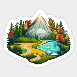 It's Camper Time | Amazing Scenery Sticker